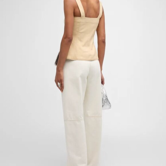 COPY - SIMKHAI Nour Square-Neck Zip-Front Bustier Top - Picture 3 of 7
